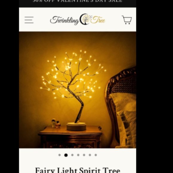 Twinkling Tree Brand NWT Fairy Light Spirit Tree - Picture 2 of 3